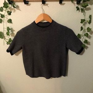Zara Short Sleeve Knit Top